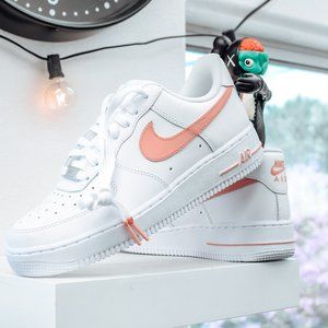 Custom Air Force 1 - "Pink Swoosh"